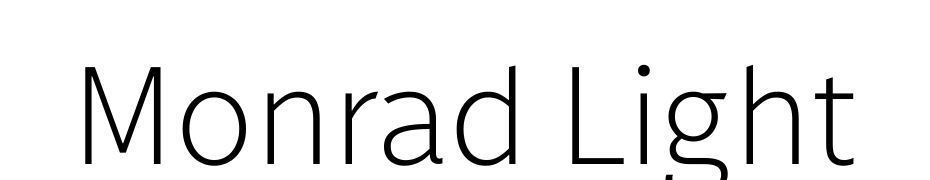 Monrad Light Font Download Free